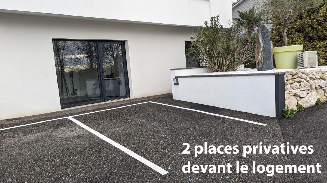 Loft Zen Spa Balneo Parking Gratuit Sauna Hammam Billard アジャン エクステリア 写真